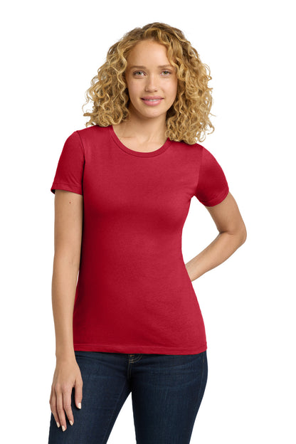 Next Level Apparel Women's Cotton Tee - Red - front