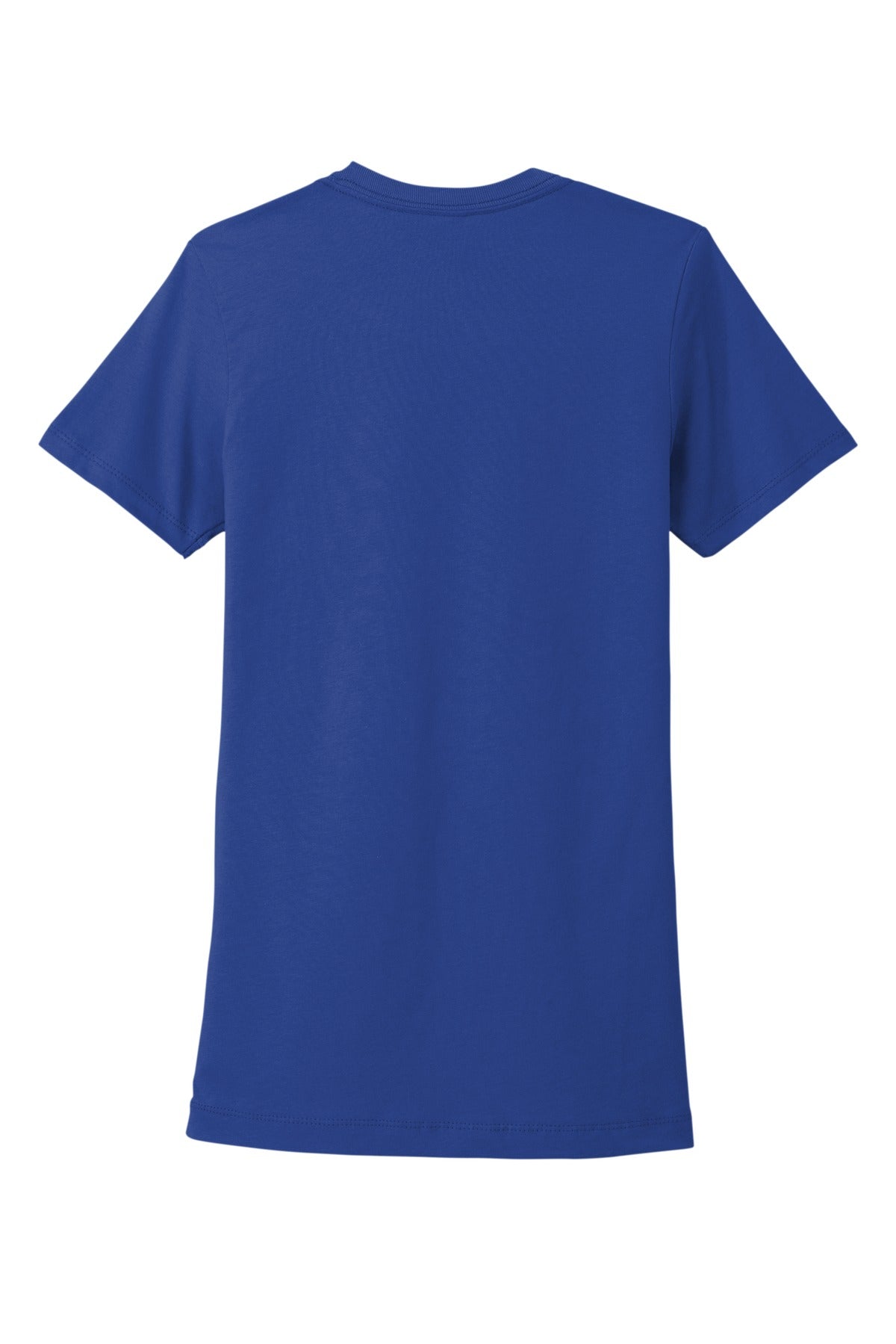 Next Level Apparel Women's Cotton Tee - Royal - flat back