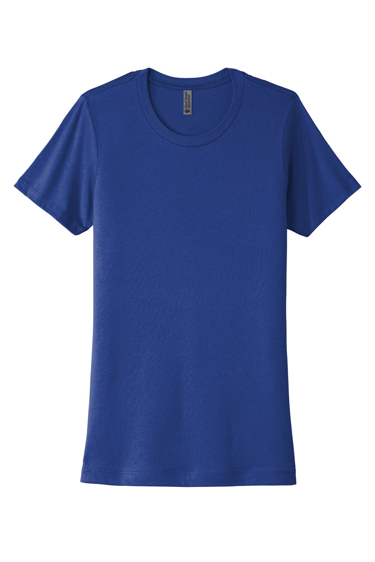 Next Level Apparel Women's Cotton Tee - Royal - flat front