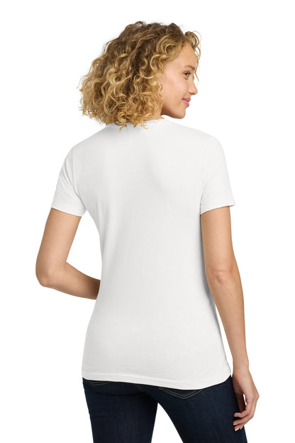 Next Level Apparel Women's Cotton Tee - White - back