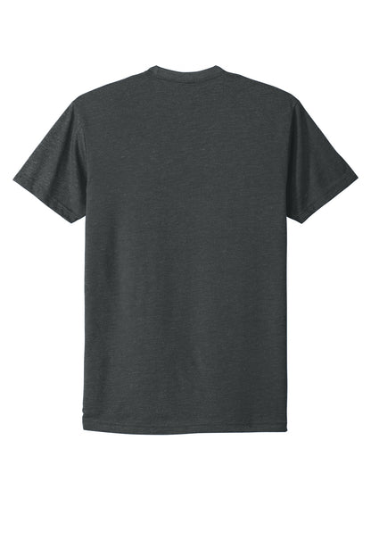 Next Level Apparel Adult CVC Tee - Charcoal - flat back
