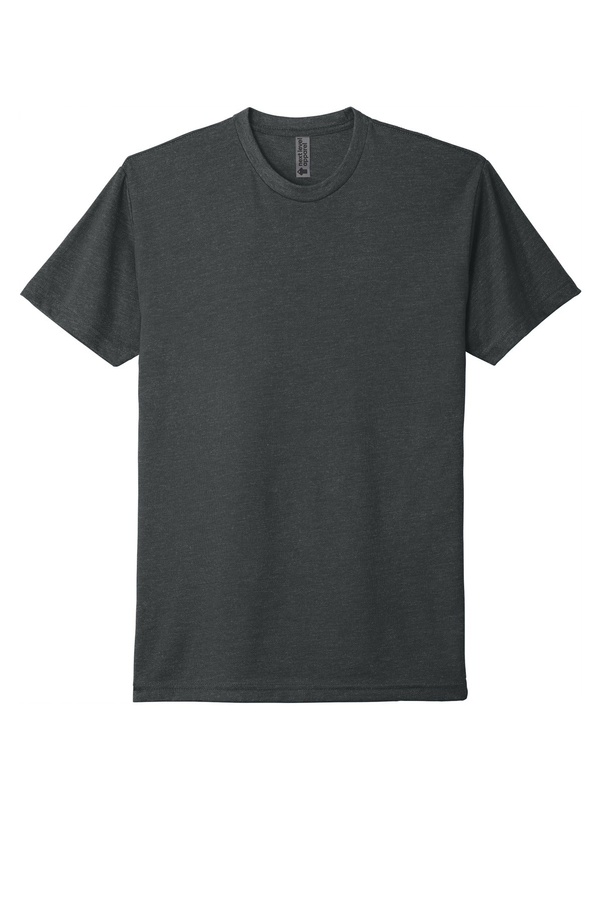 Next Level Apparel Adult CVC Tee - Charcoal - flat front
