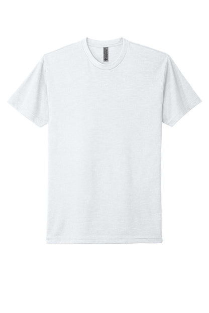 Next Level Apparel Adult CVC Tee - White - flat front
