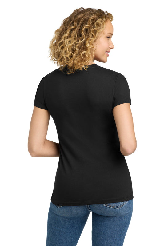 Next Level Apparel Women's CVC Tee - Black - back