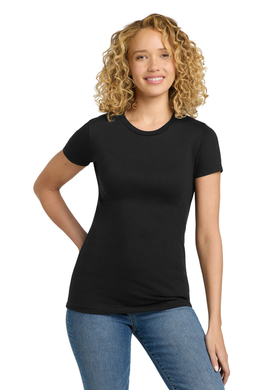Next Level Apparel Women's CVC Tee - Black - front