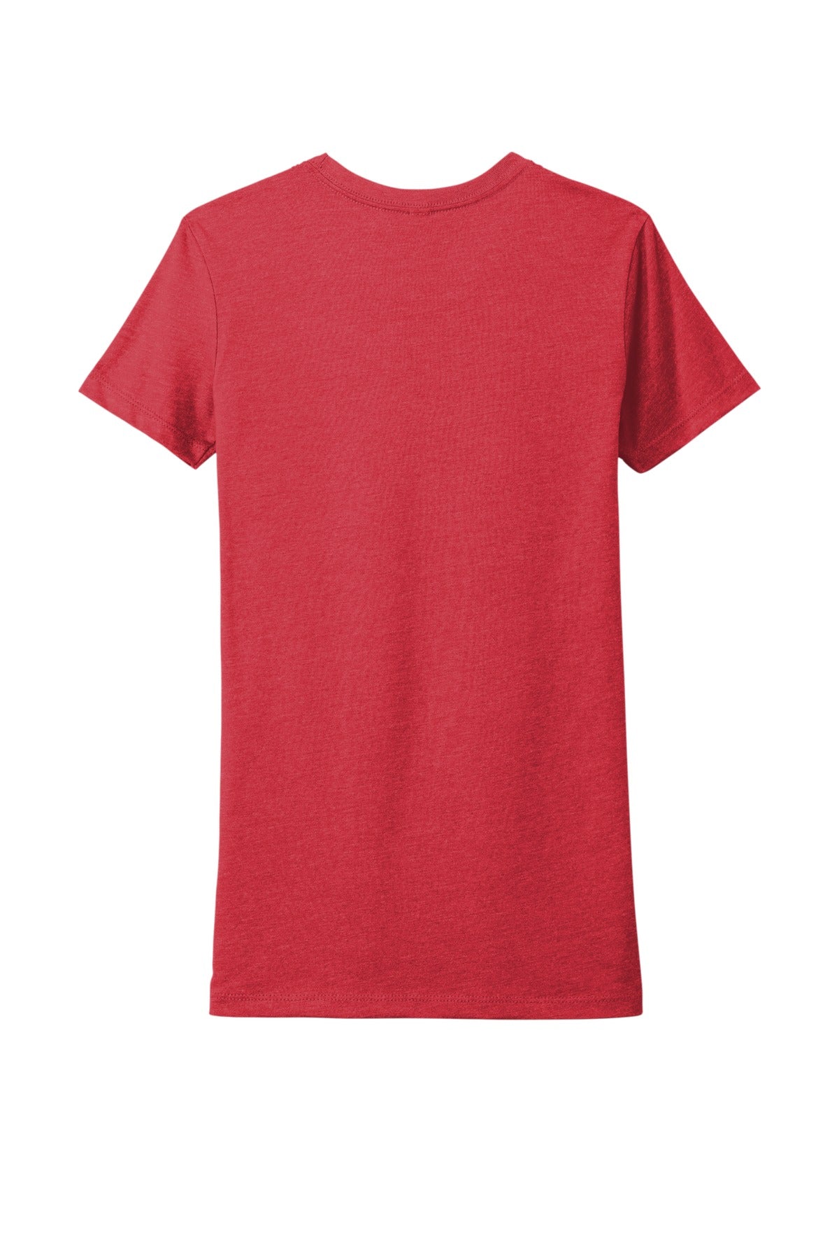 Next Level Apparel Women's CVC Tee - Red - flat back