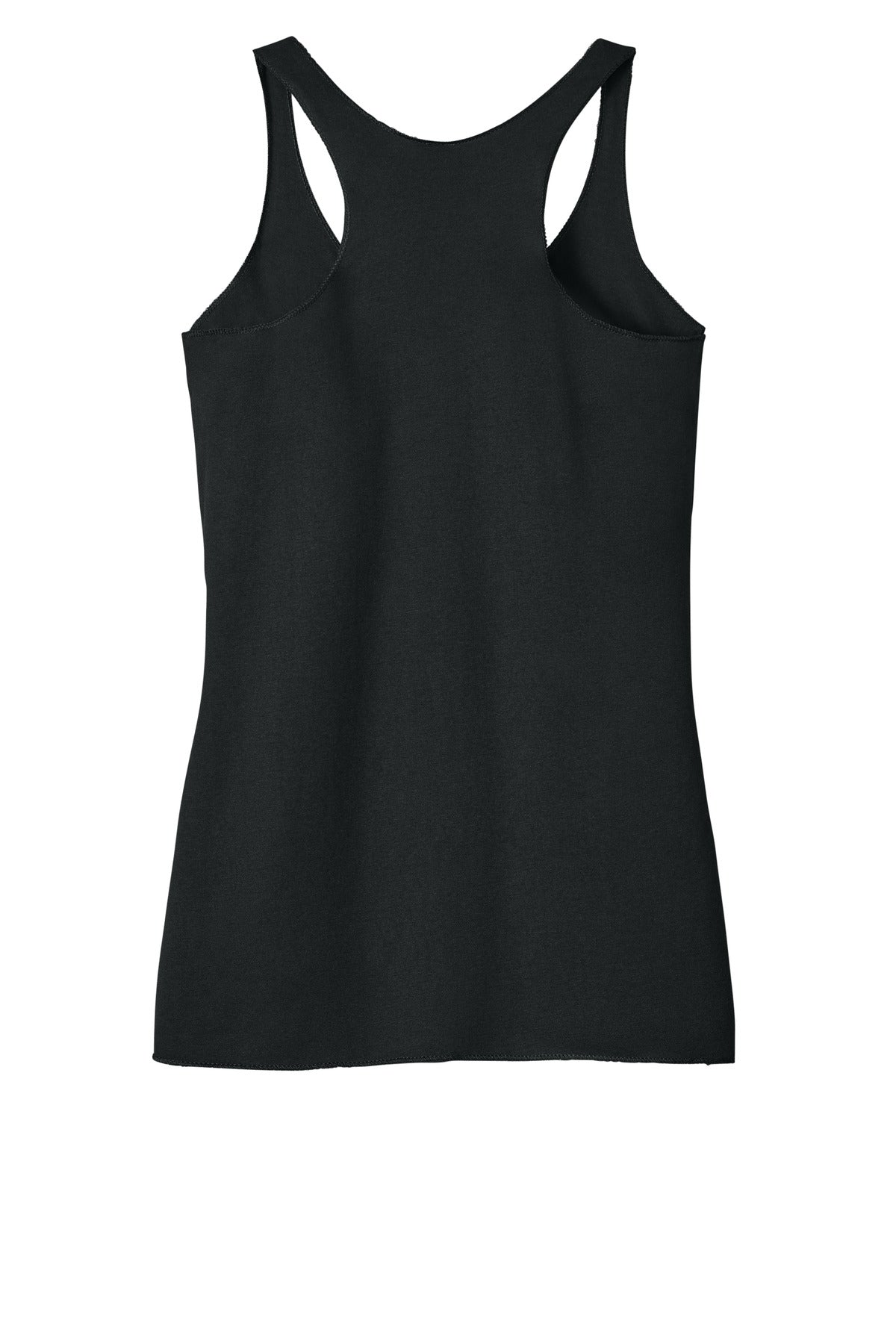 Next Level Apparel Women's Tri-Blend Racerback Tank - Black - flat back