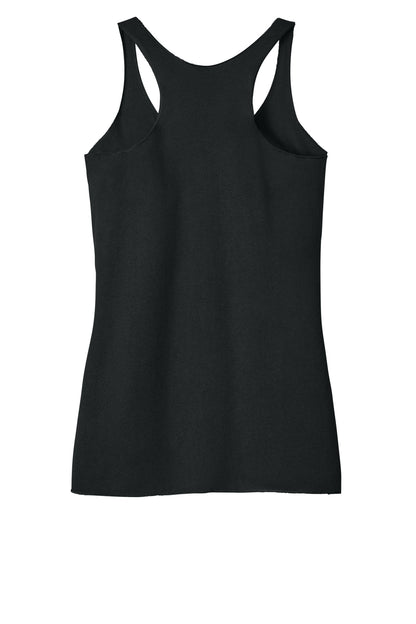 Next Level Apparel Women's Tri-Blend Racerback Tank - Black - flat back