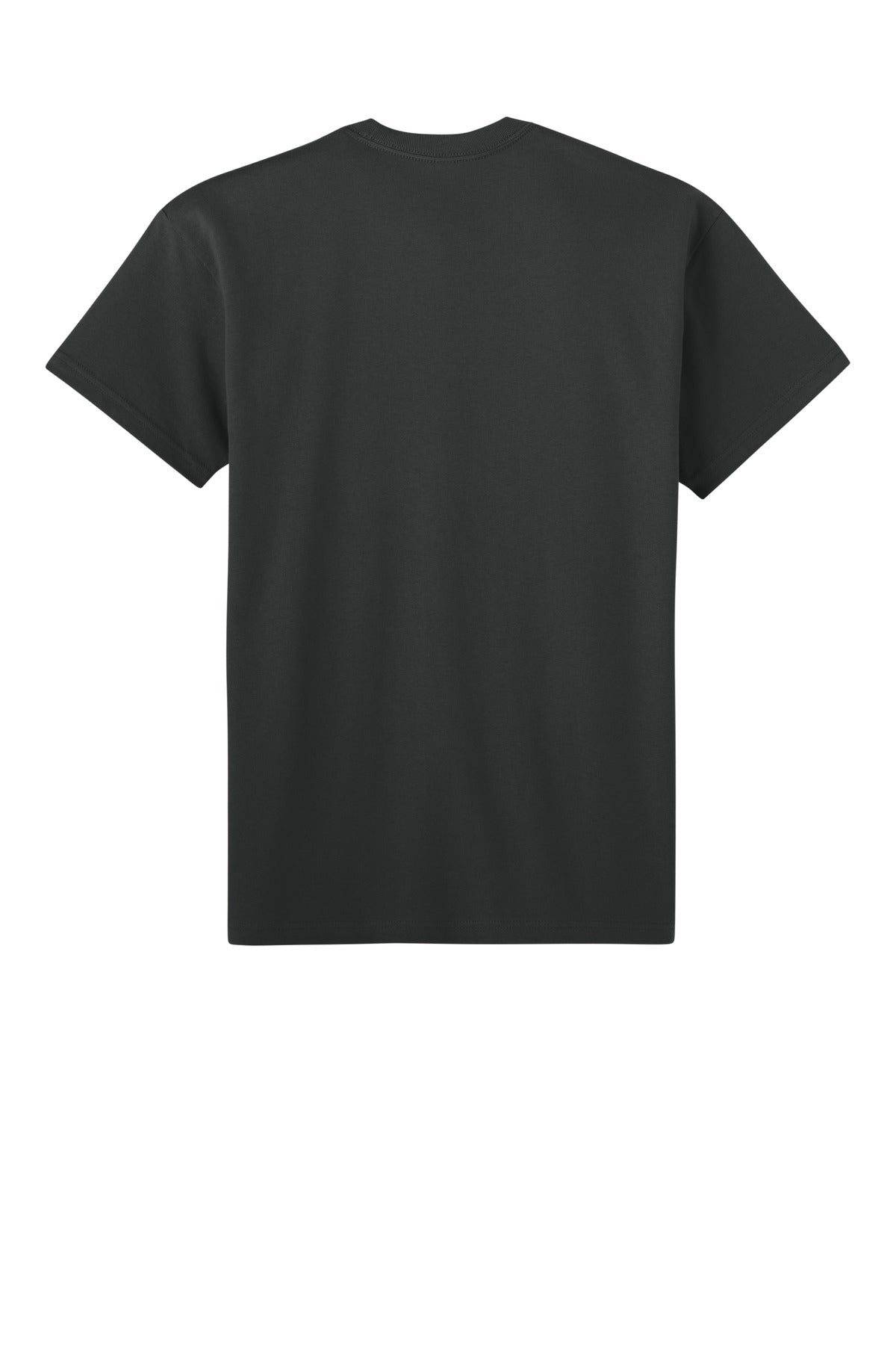 Next Level Apparel Heavyweight Tee - Graphite Black - flat back