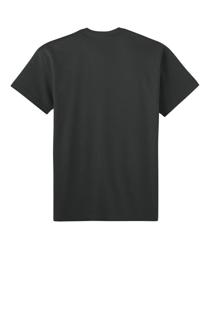 Next Level Apparel Heavyweight Tee - Graphite Black - flat back