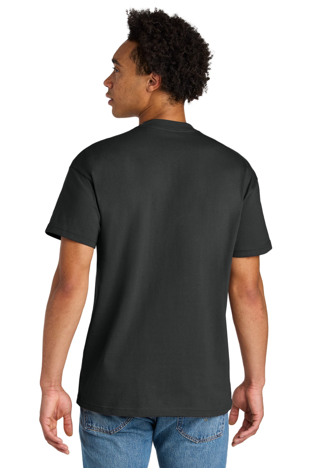 Next Level Apparel Heavyweight Tee - Graphite Black - back