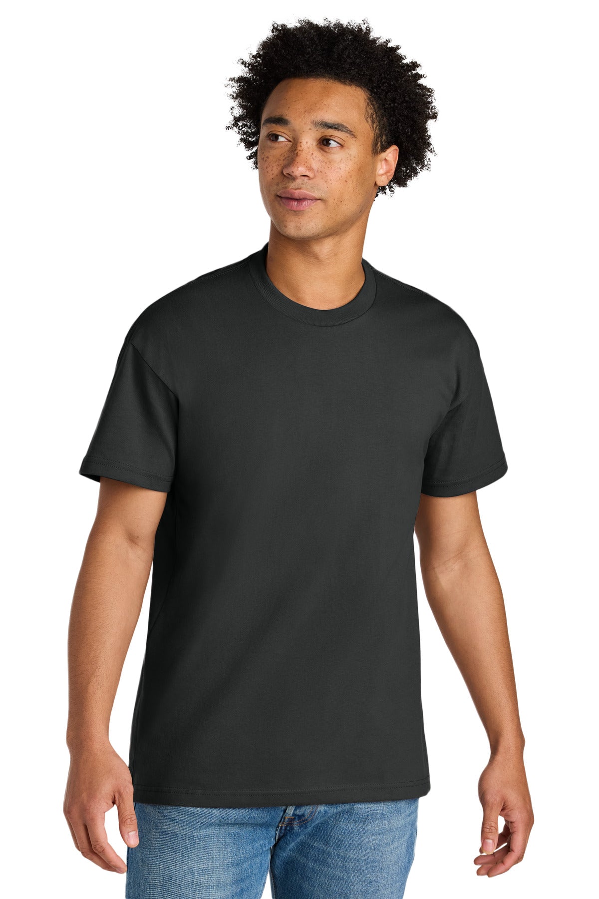 Next Level Apparel Heavyweight Tee - Graphite Black - front
