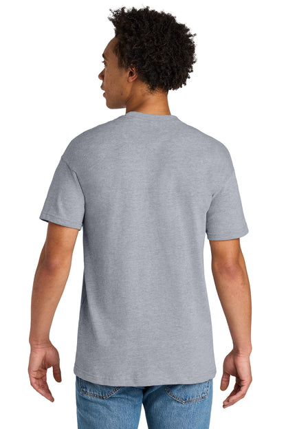 Next Level Apparel Heavyweight Tee - Heather Gray - back