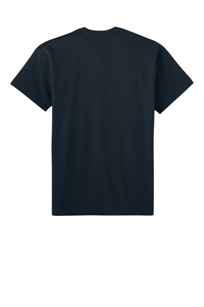 Next Level Apparel Heavyweight Tee - Midnight Navy - flat back