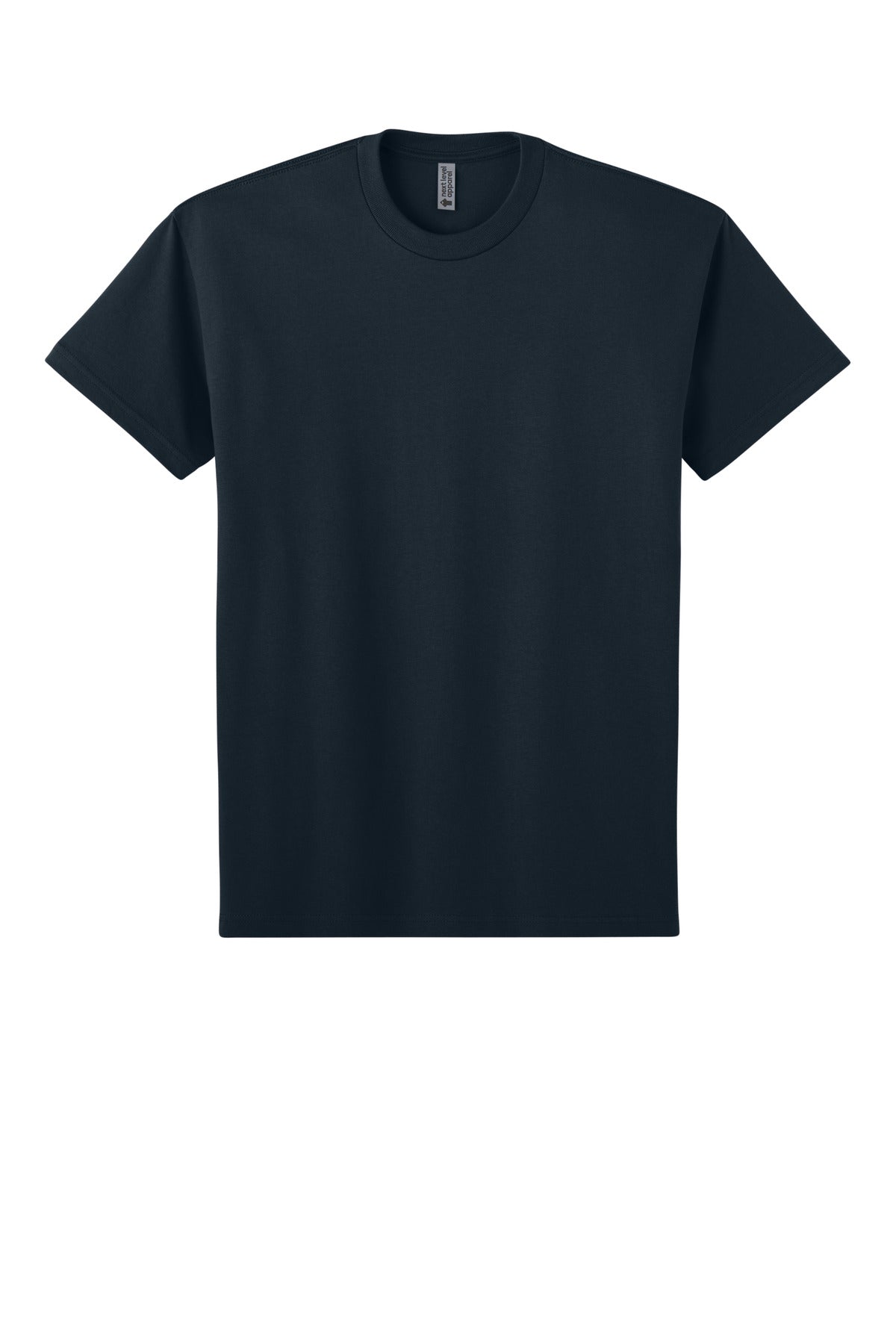 Next Level Apparel Heavyweight Tee - Midnight Navy - flat front