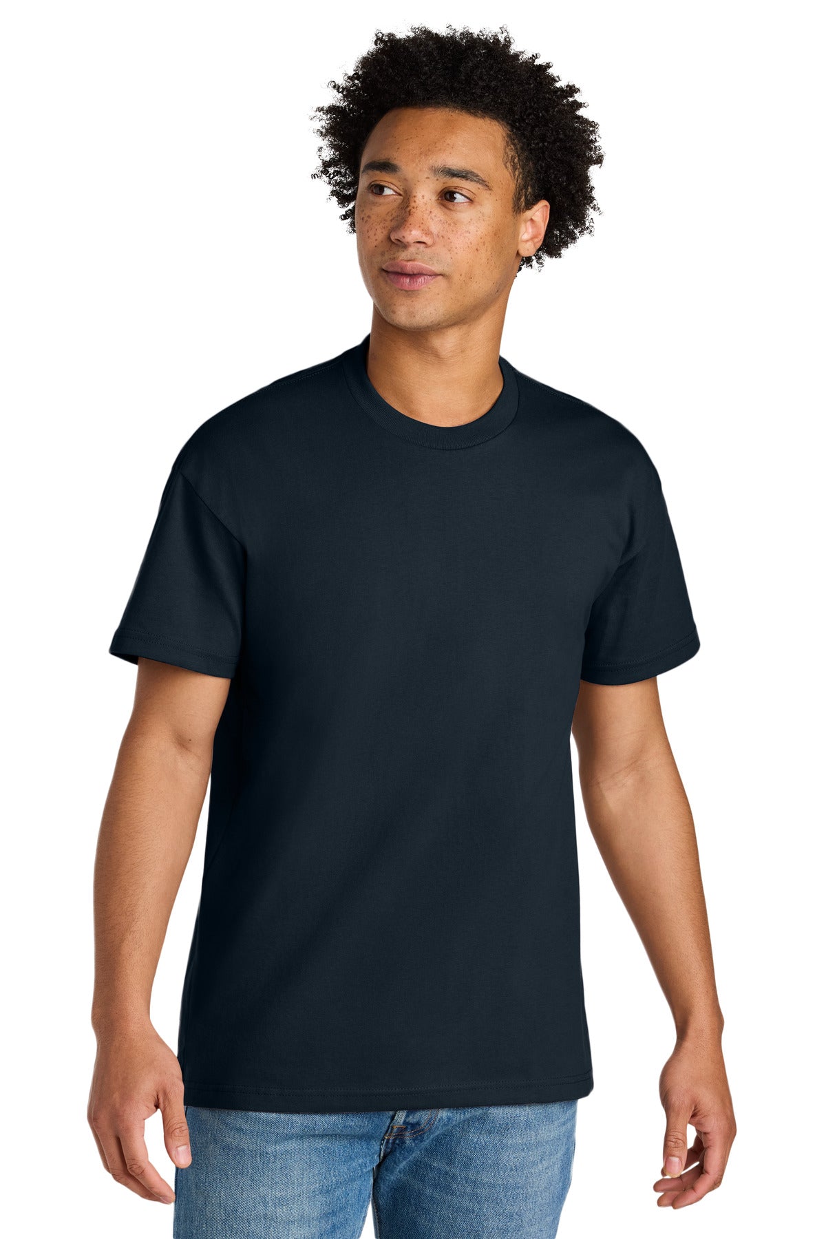 Next Level Apparel Heavyweight Tee - Midnight Navy - front