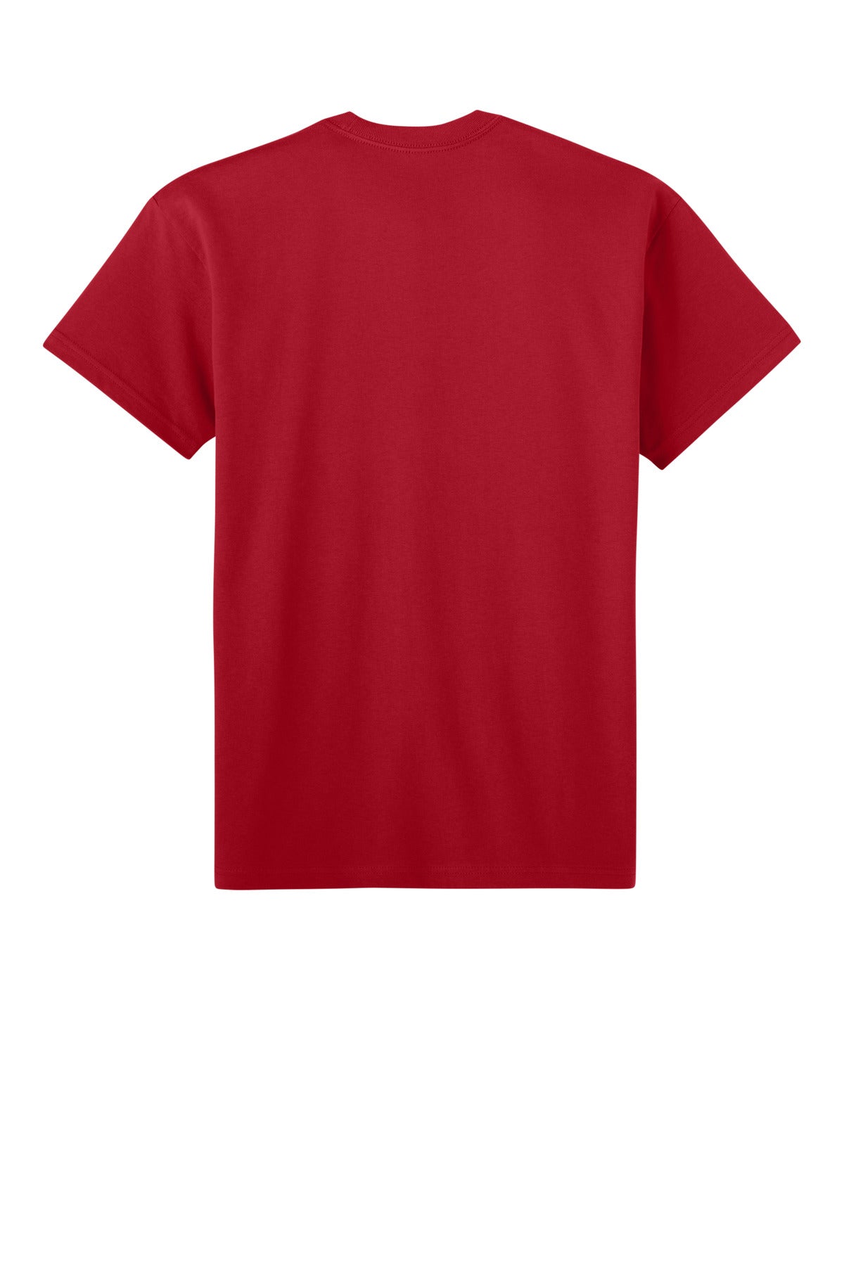 Next Level Apparel Heavyweight Tee - Red - flat back