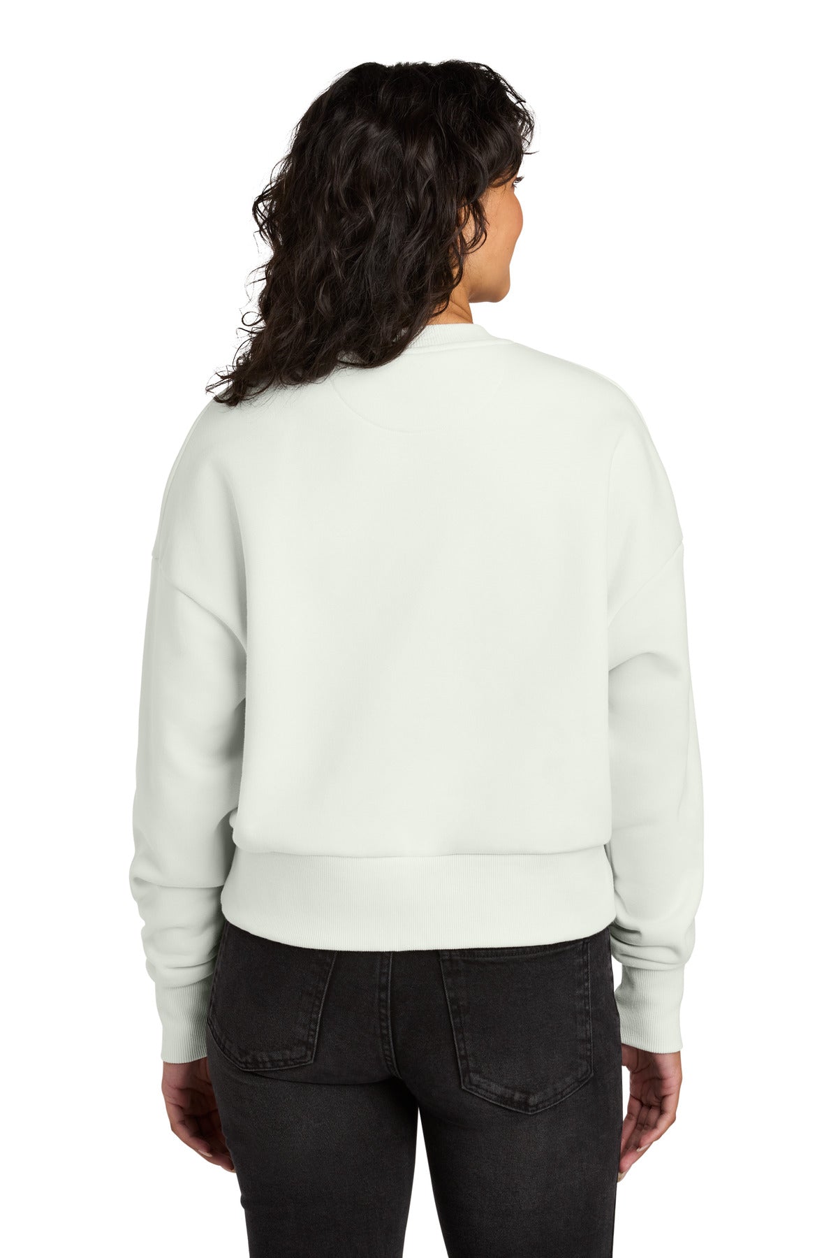 Next Level Apparel Women's Heavyweight Sweatshirt - Bone - back