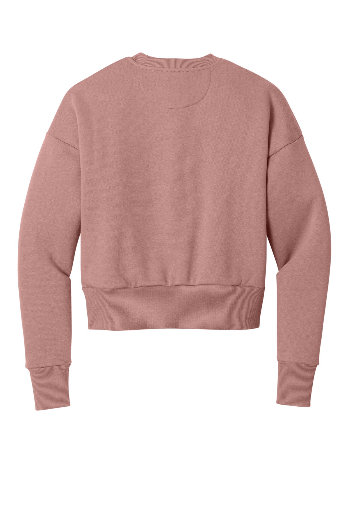 Next Level Apparel Women's Heavyweight Sweatshirt - Desert Pink - flat back