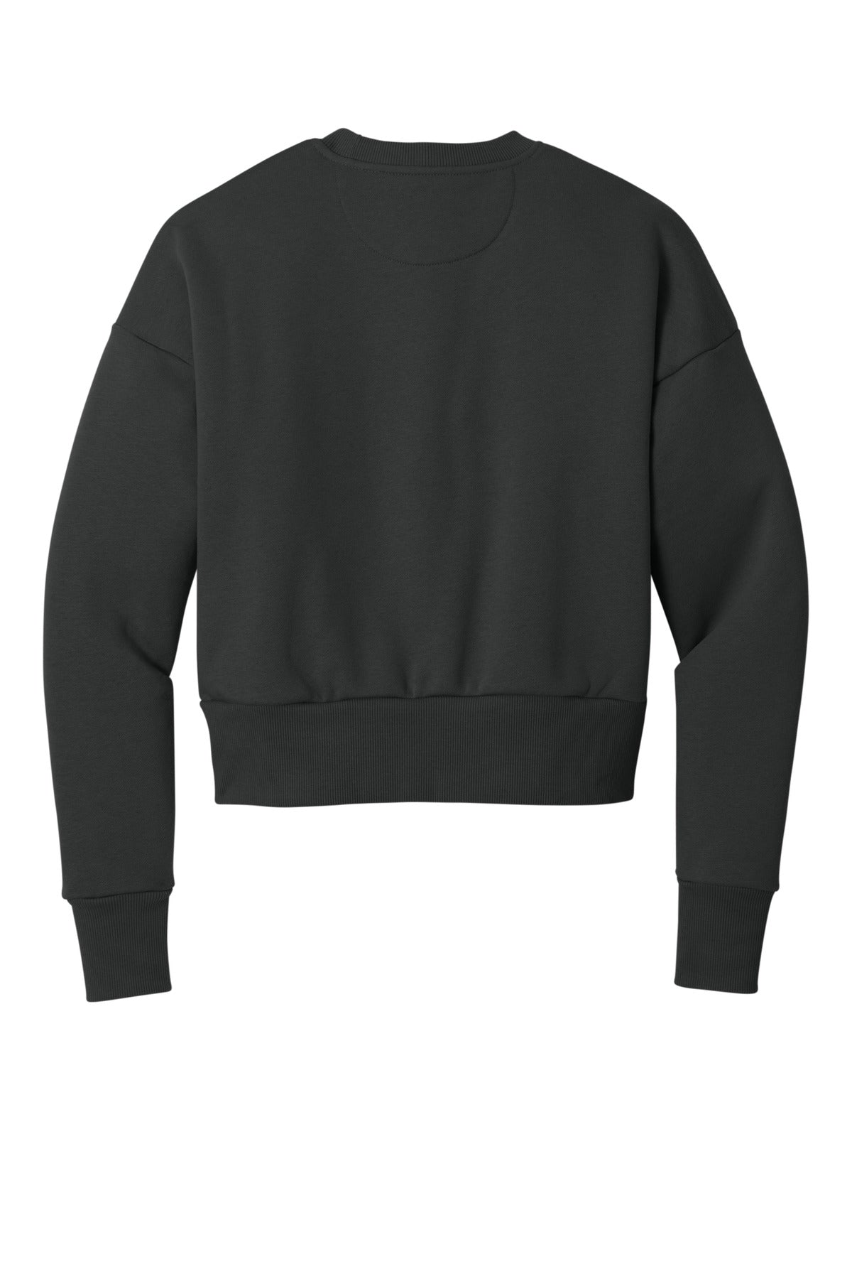 Next Level Apparel Women's Heavyweight Sweatshirt - Graphite Black - flat back