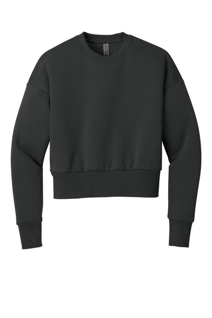 Next Level Apparel Women's Heavyweight Sweatshirt - Graphite Black - flat front