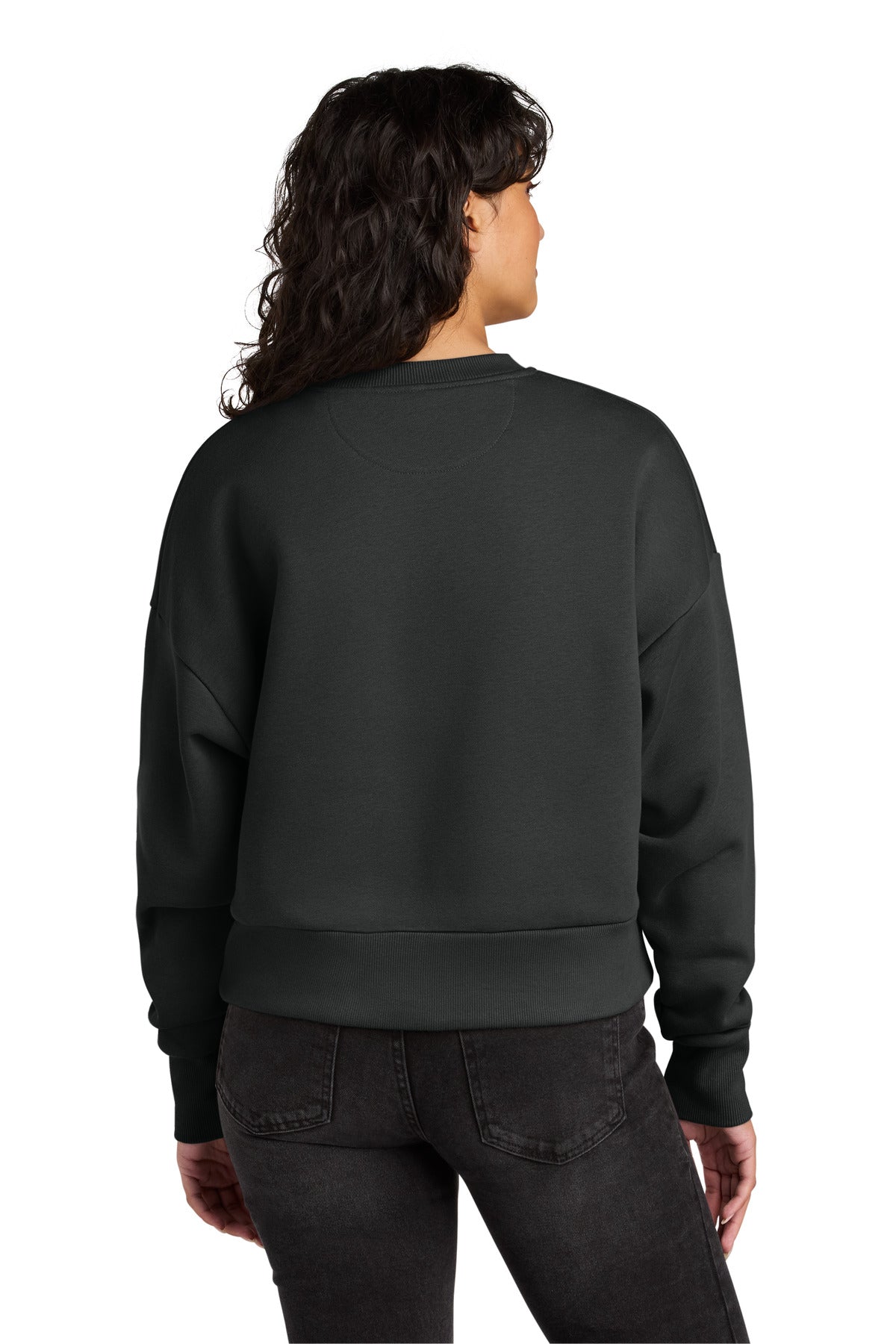 Next Level Apparel Women's Heavyweight Sweatshirt - Graphite Black - back
