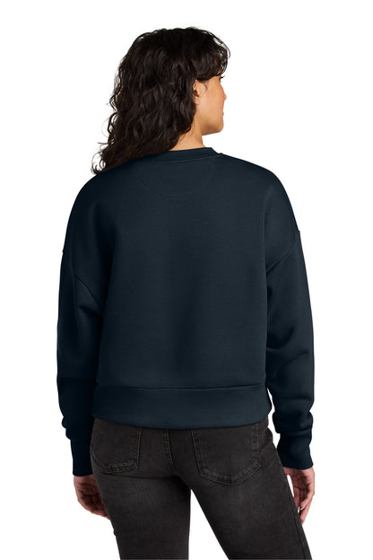 Next Level Apparel Women's Heavyweight Sweatshirt - Midnight Navy - back