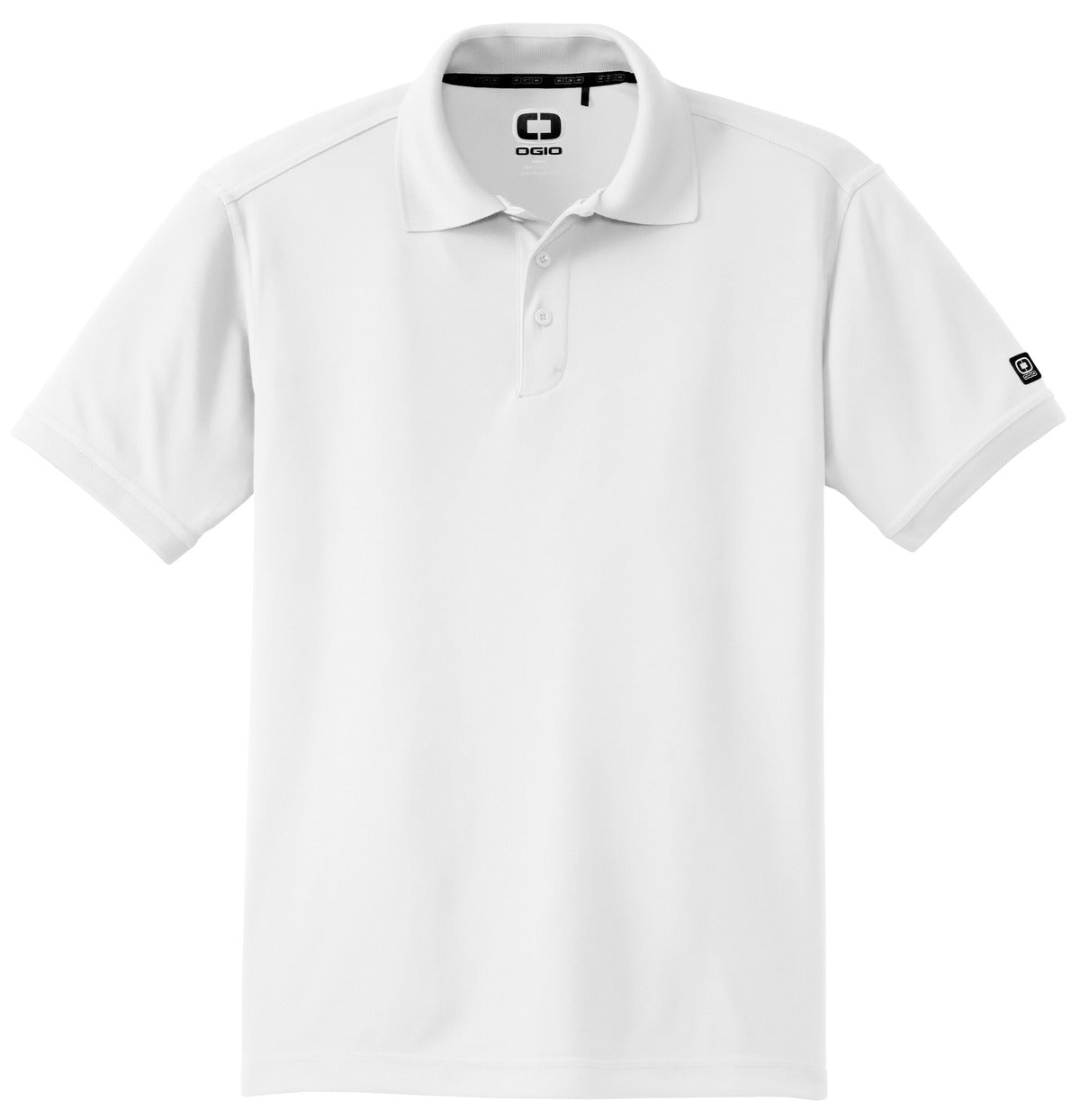 OGIO Caliber2.0 Polo - Bright White - flat front