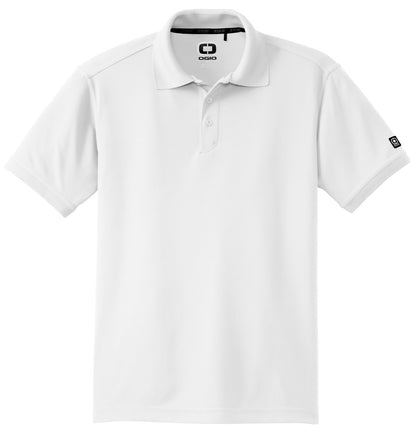 OGIO Caliber2.0 Polo - Bright White - flat front