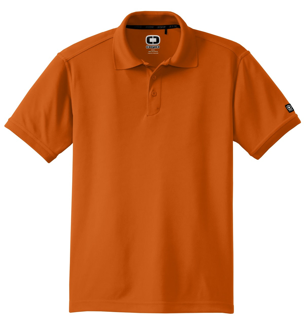 OGIO Caliber2.0 Polo - Flare Orange - flat front