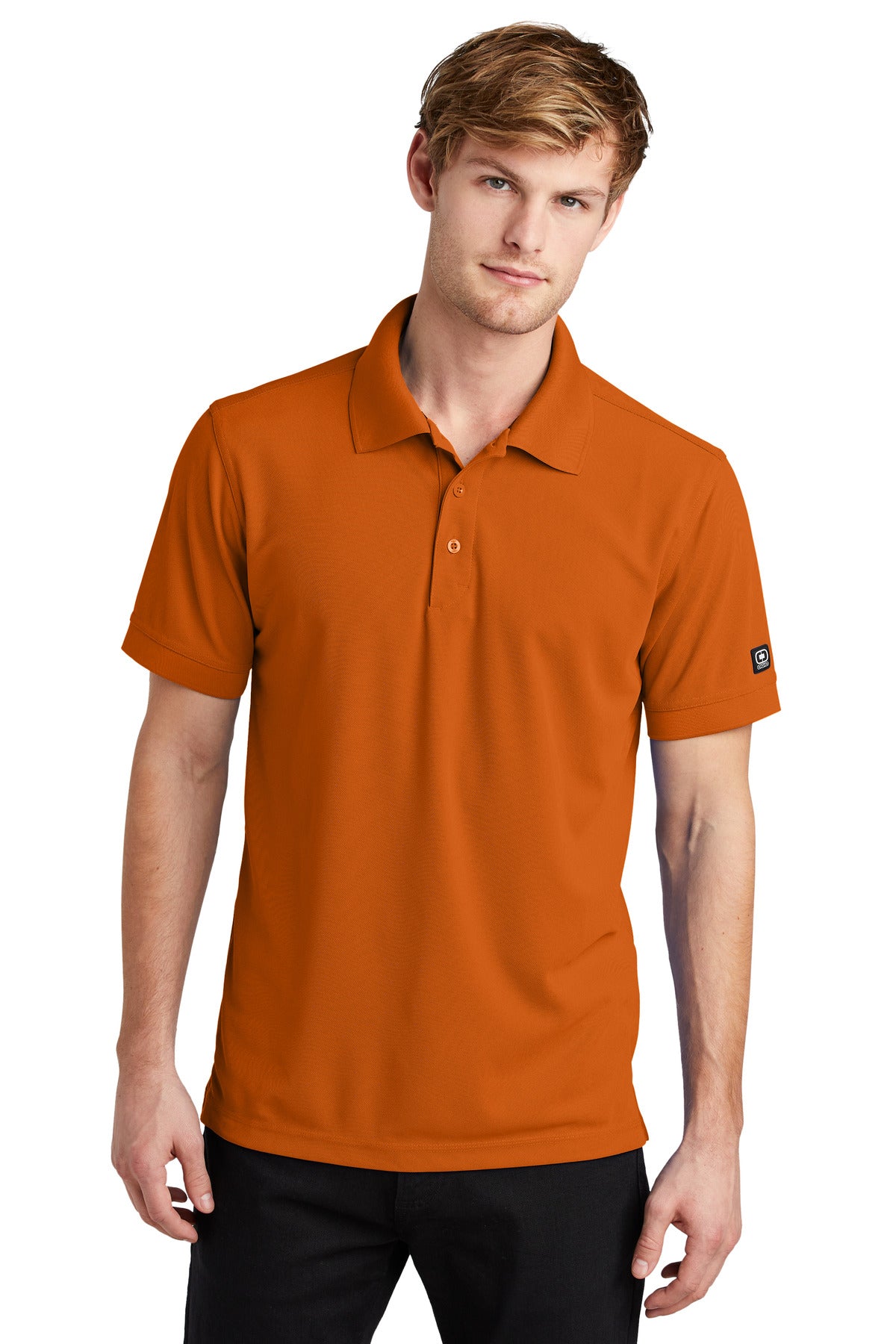 OGIO Caliber2.0 Polo - Flare Orange - front