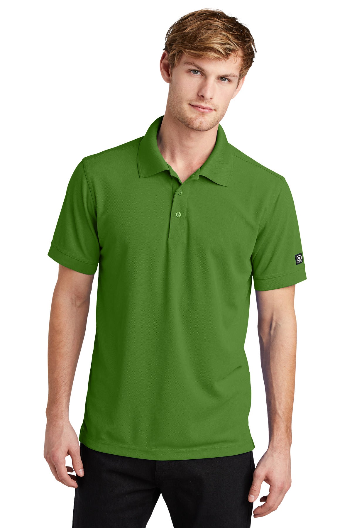 OGIO Caliber2.0 Polo - Gridiron Green - front
