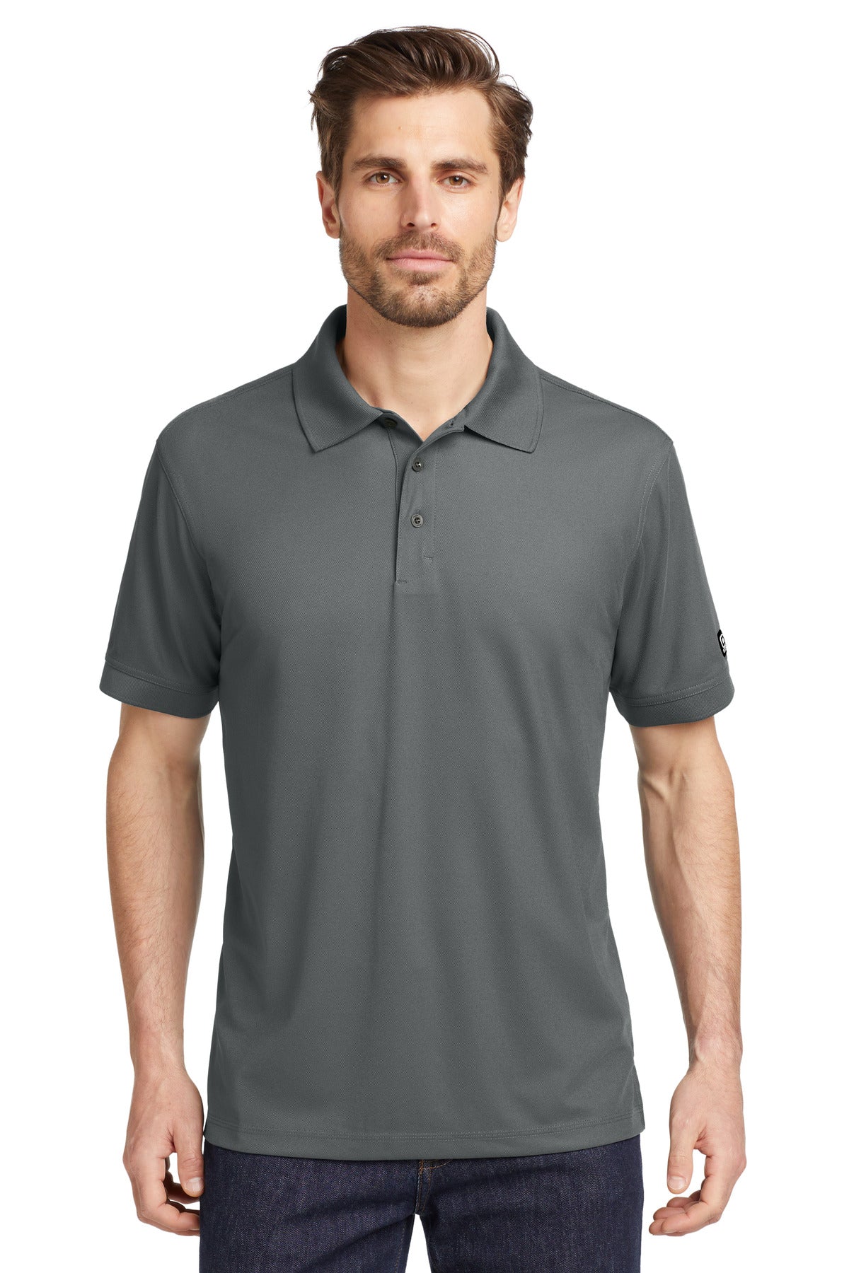 OGIO Caliber2.0 Polo - Rogue Grey - front