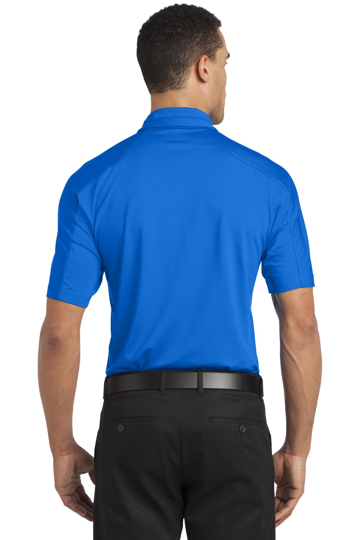 OGIO Linear Polo - Electric Blue - back