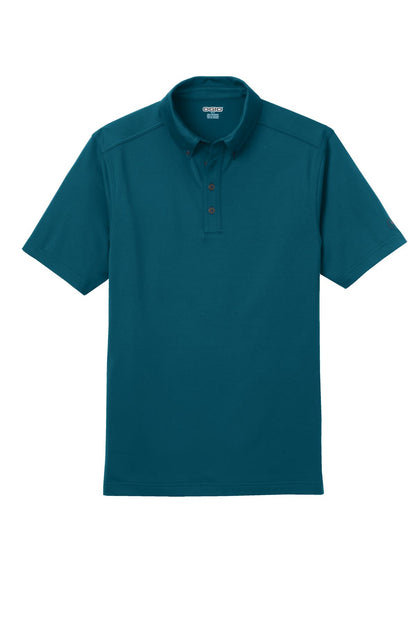 OGIO Gauge Polo - Teal Throttle - flat front