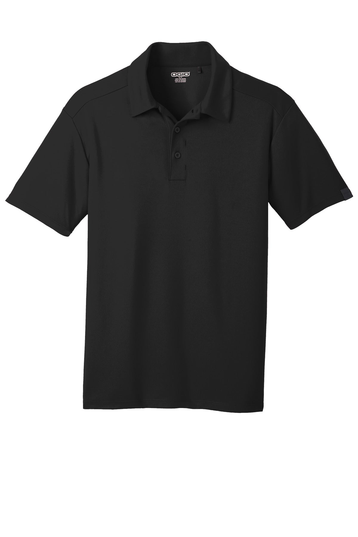OGIO Framework Polo - Blacktop - flat front