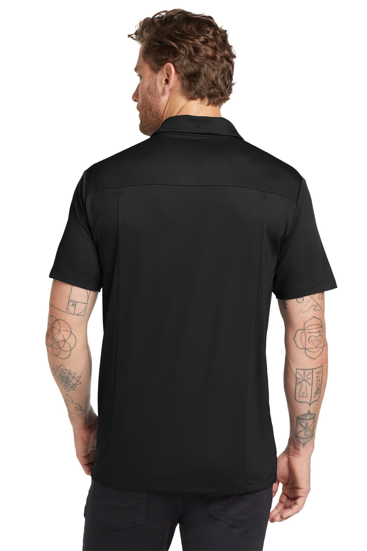 OGIO Framework Polo - Blacktop - back