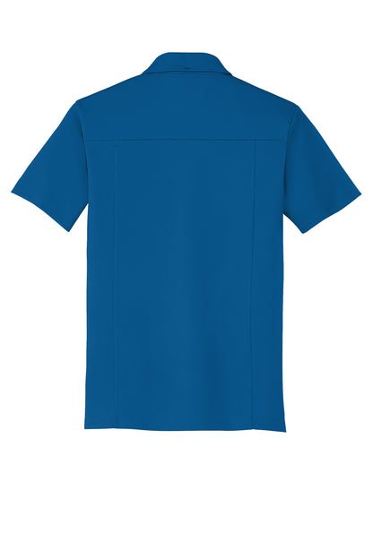 OGIO Framework Polo - Bolt Blue - flat back