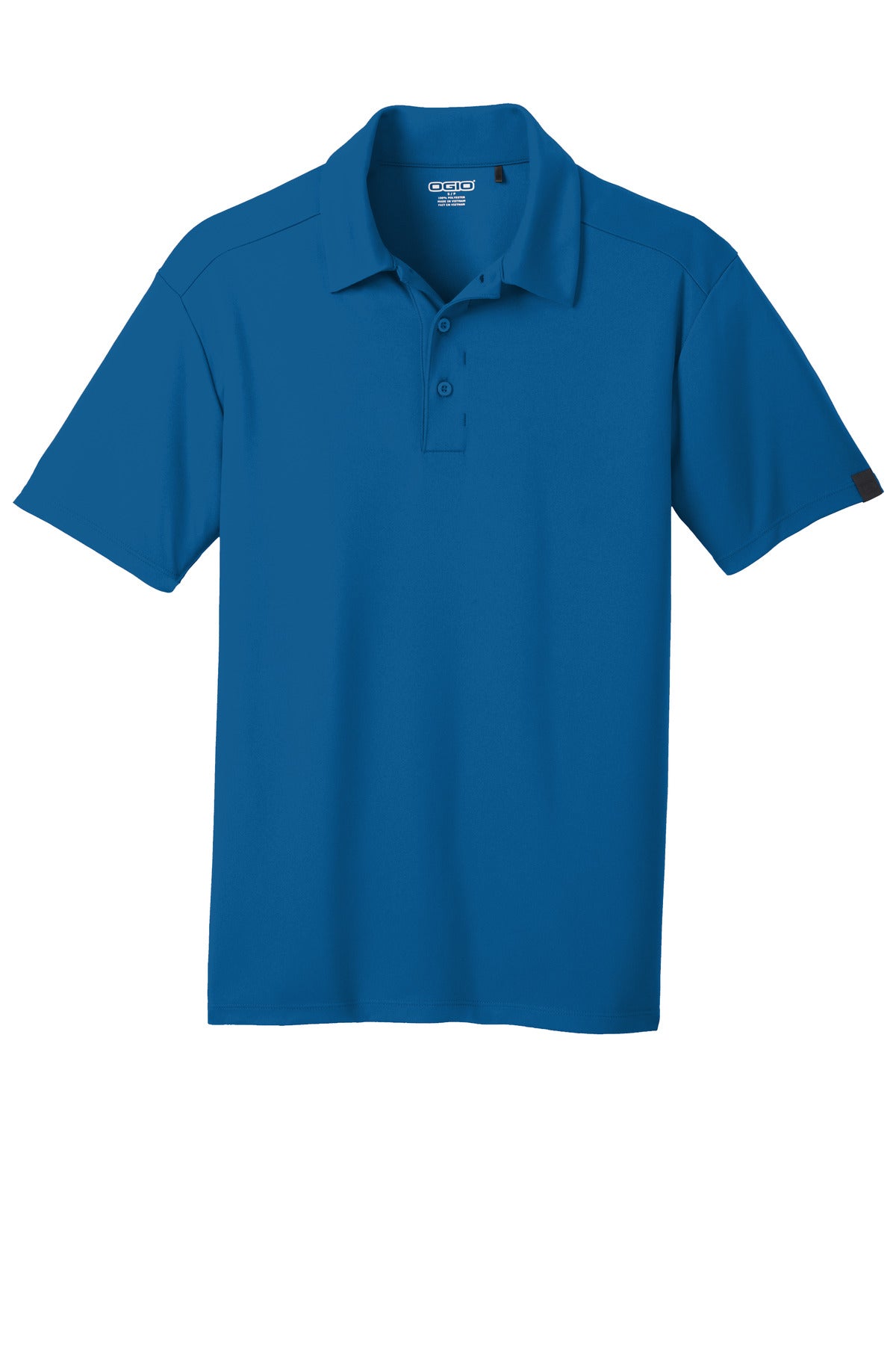 OGIO Framework Polo - Bolt Blue - flat front