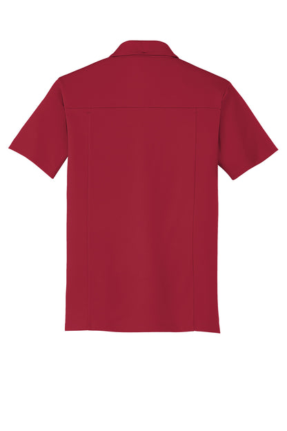 OGIO Framework Polo - Signal Red - flat back