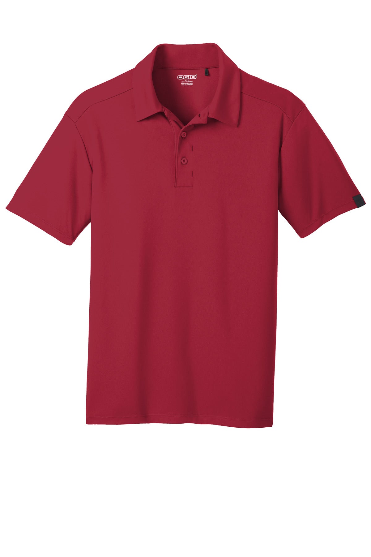 OGIO Framework Polo - Signal Red - flat front