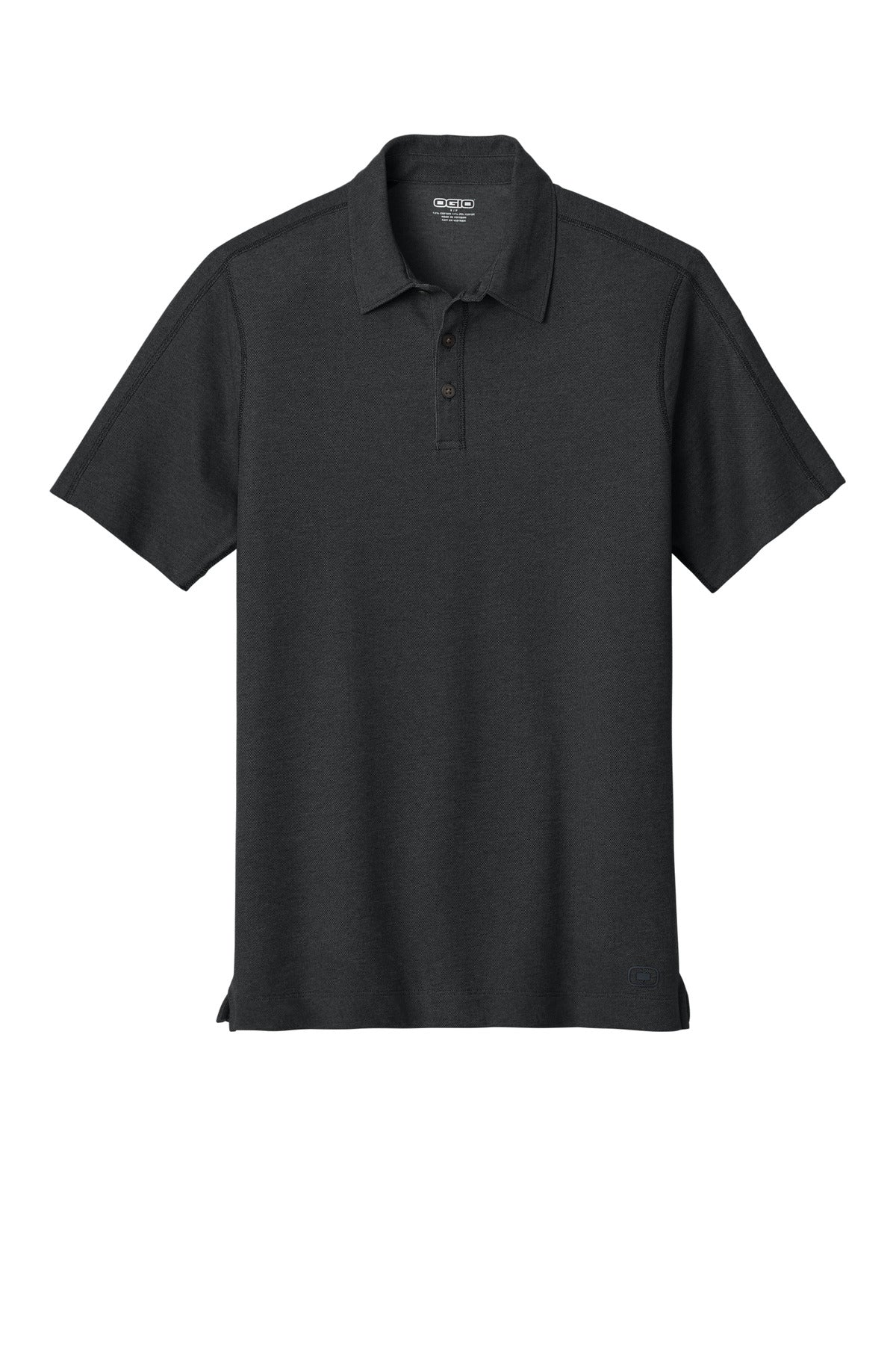 OGIO Onyx Polo - Blacktop - flat front