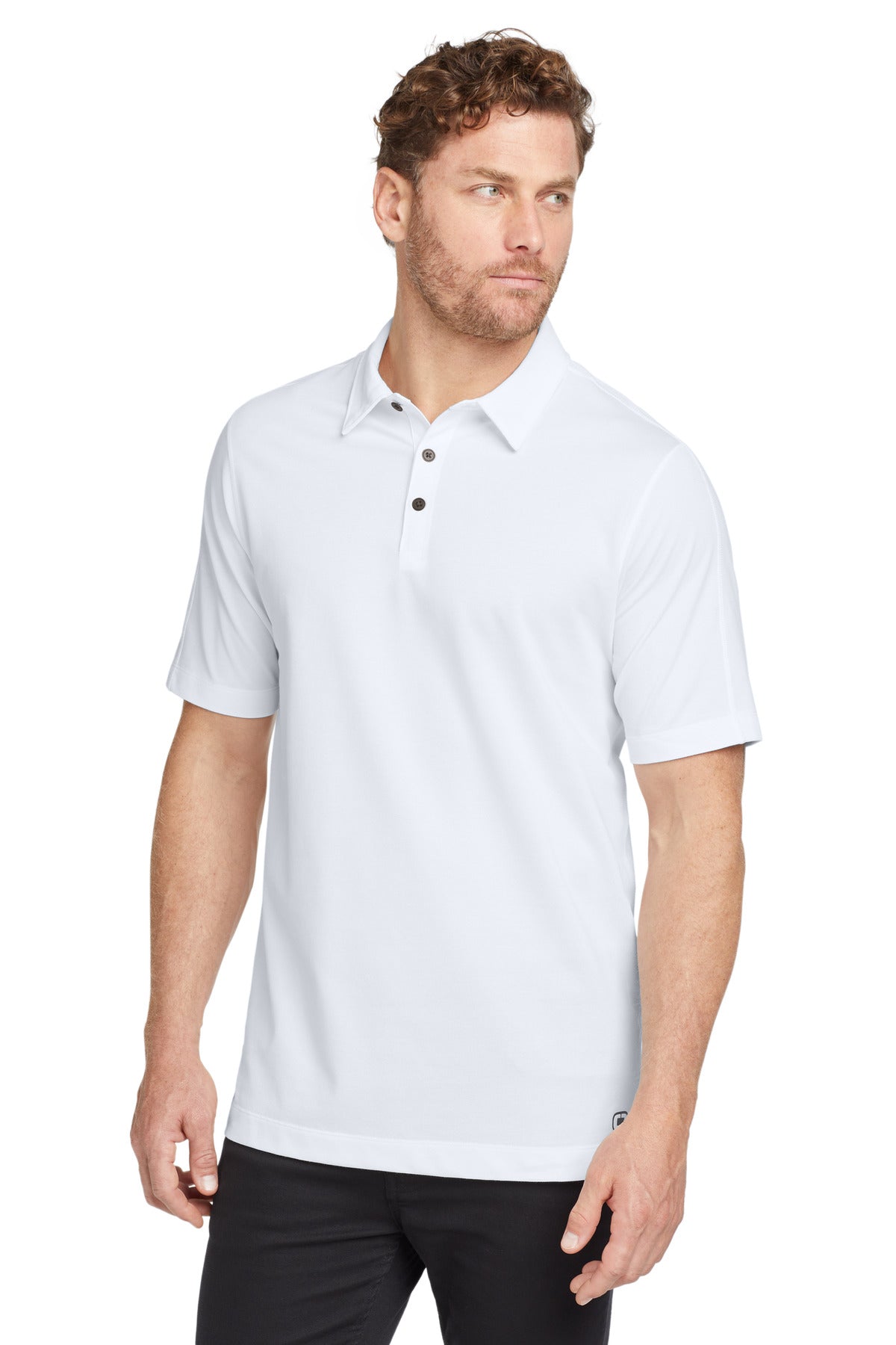 OGIO Onyx Polo - White - front