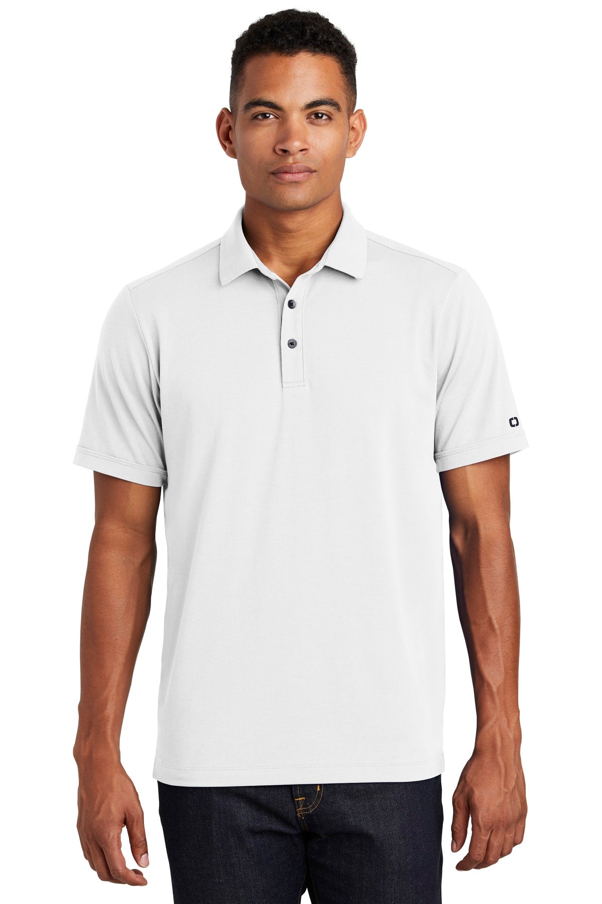 OGIO Limit Polo - Bright White - front