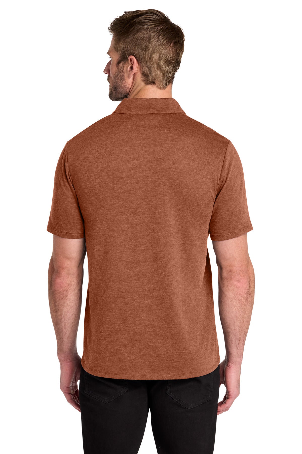 OGIO Command Polo - Deep Rust - back
