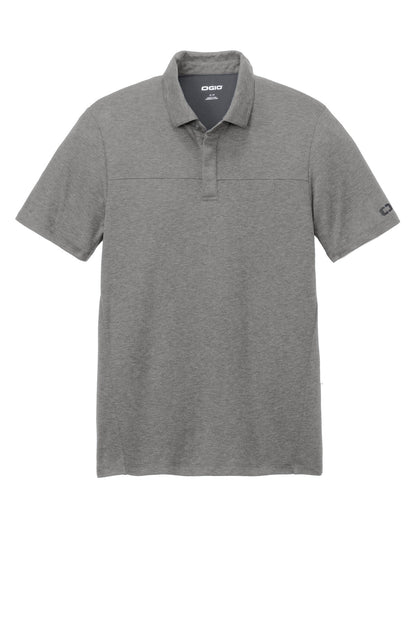 OGIO Command Polo - Gear Grey - flat front