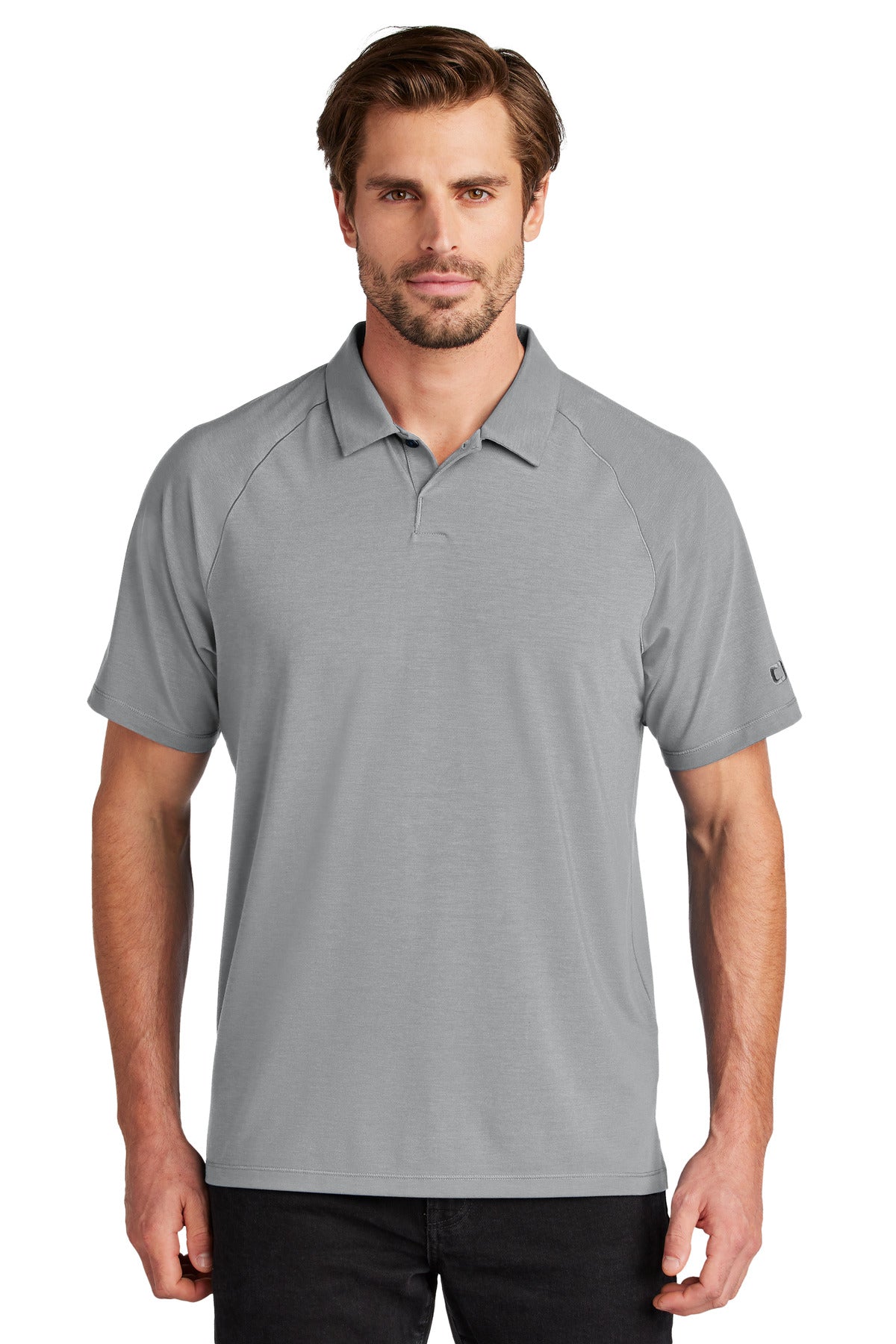 OGIO Motion Polo - Greystone - front
