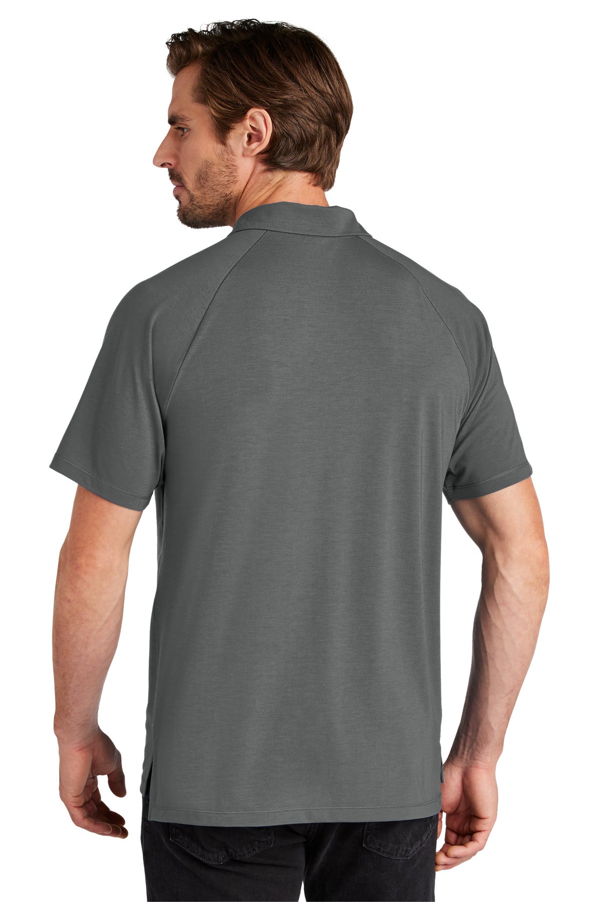 OGIO Motion Polo - Tarmac Grey - back