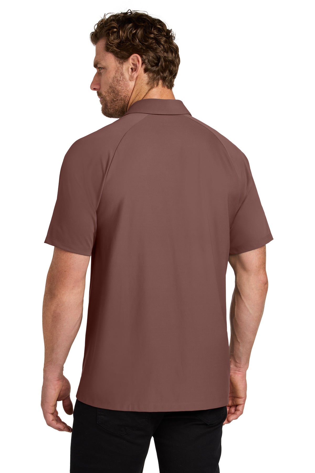 OGIO Envision Polo - Deep Rose - back