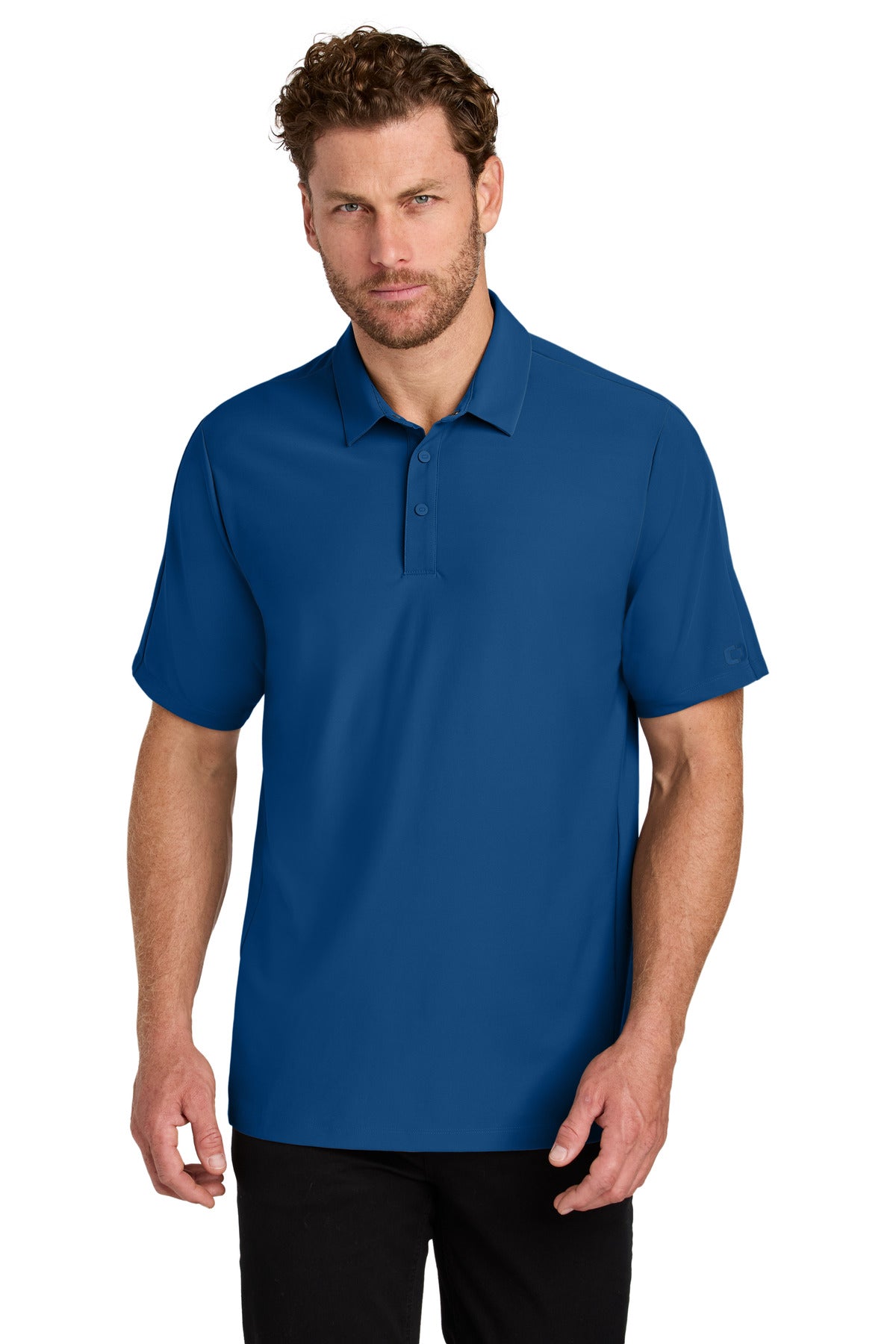 OGIO Envision Polo - Force Blue - front